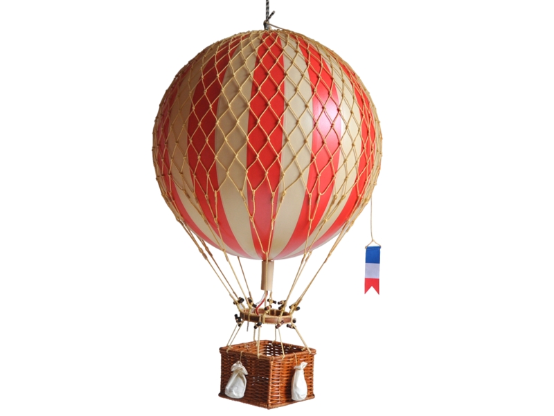 バルーン（熱気球）オブジェ L/レッドAuthentic Modelsバルーン / 熱気球