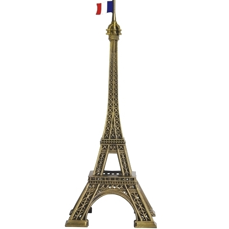 エッフェル塔オブジェ17.0cm（フランス国旗付）