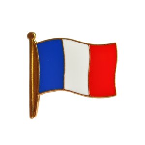 画像: フランス国旗ピンズ