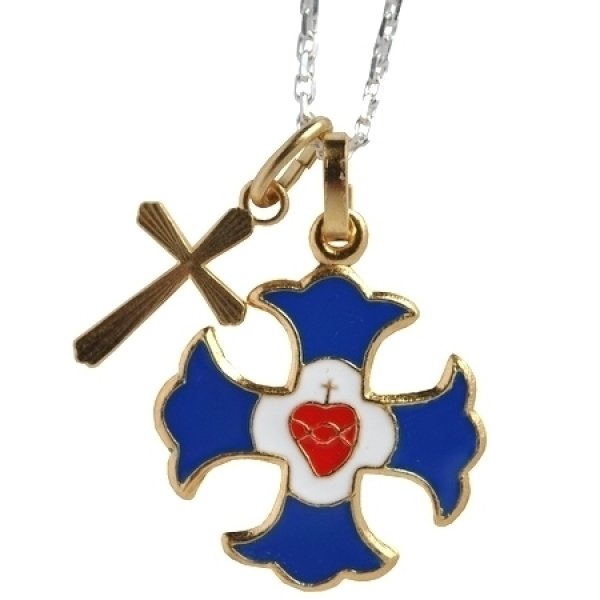 画像3: 変形クロスゴールドチャーム (3)