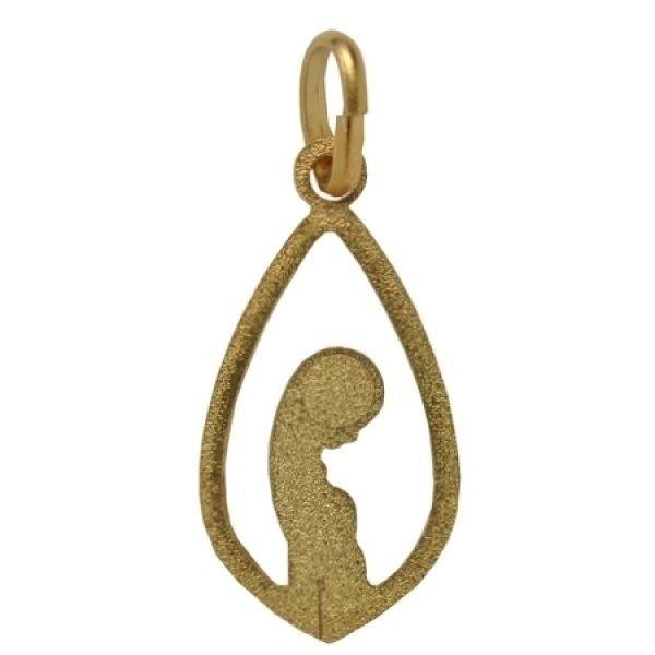 画像2: 聖女レティシアしずく型ゴールドチャーム (2)