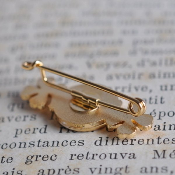 画像3: 聖テレジアゴールドブローチ (3)