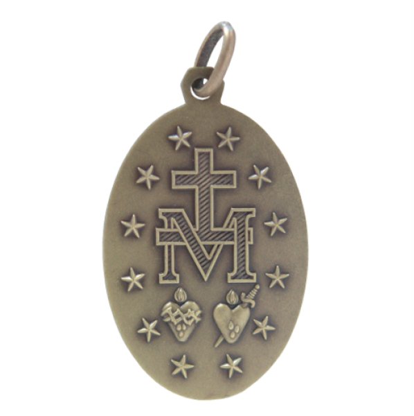 画像2: 奇跡のメダイ不思議のメダイブロンズチャーム（XL） (2)