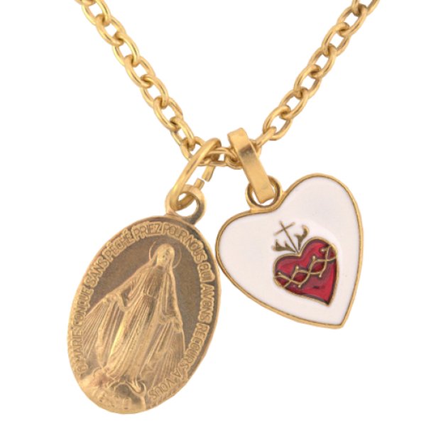 画像5: 奇跡のメダイ教会不思議のメダイゴールド光沢チャーム (5)