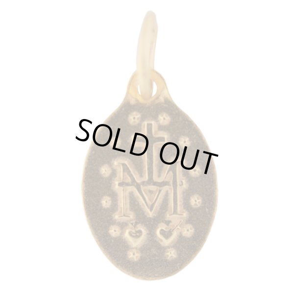 画像2: 奇跡のメダイ教会不思議のメダイゴールドxブルーエナメルチャーム (2)