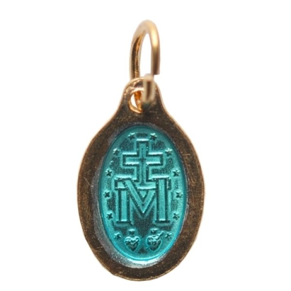 画像2: 奇跡のメダイ教会不思議のメダイエメラルドチャーム（S） (2)