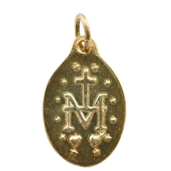 画像2: 奇跡のメダイ教会不思議のメダイエメラルドチャーム（M） (2)