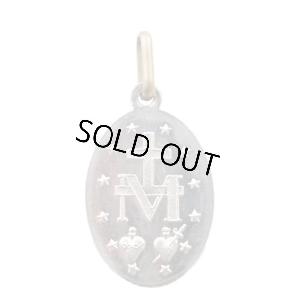 画像2: 奇跡のメダイ教会不思議のメダイシルバーカラーアルミ製チャーム (2)