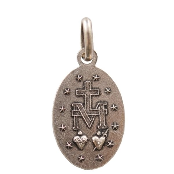 画像2: 奇跡のメダイ教会不思議のメダイシルバーチャーム（M） (2)