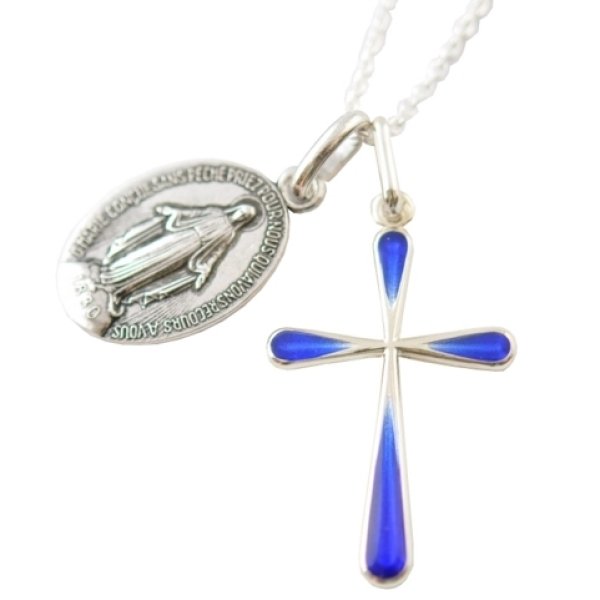 画像3: 奇跡のメダイ教会不思議のメダイシルバーチャーム（M） (3)