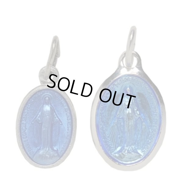 画像3: 奇跡のメダイ教会不思議のメダイブルーカラーチャーム (3)