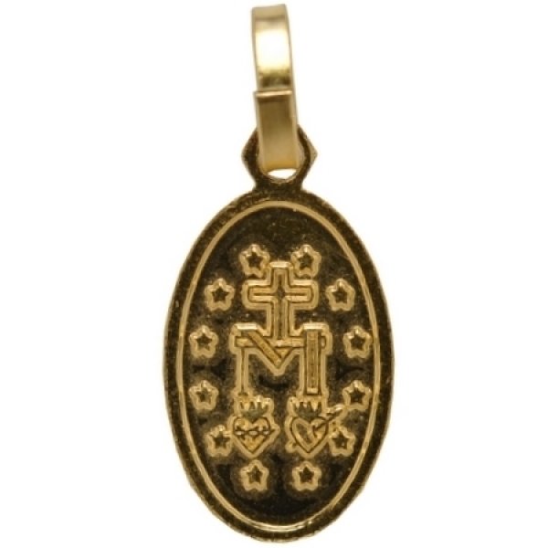 画像2: 奇跡のメダイ不思議のメダイブルーエナメルチャーム (2)