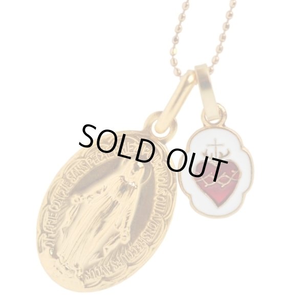 画像3: サクレクール寺院ゴールドハートチャーム (3)