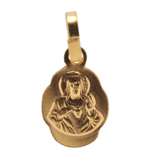 画像2: サクレクール寺院ゴールドハートチャーム (2)