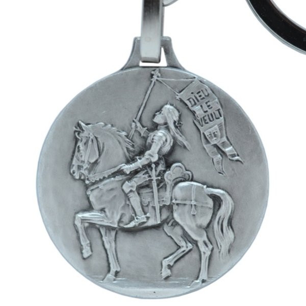 画像2: 聖人ジャンヌ・ダルクのキーホルダー (2)