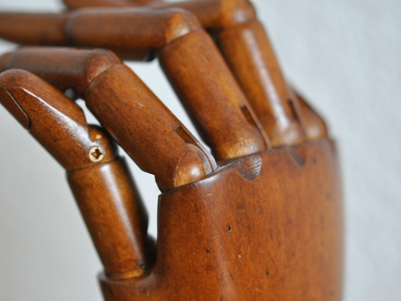 画像: 【再入荷】木製の手のモデル