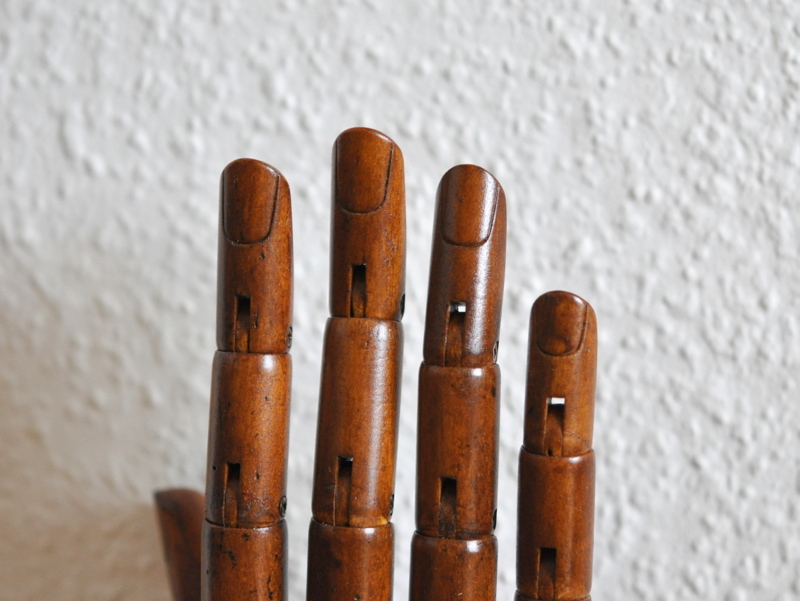 画像: 【再入荷】木製の手のモデル